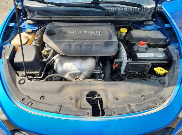 1C3CDFBB4GD518087 2016 DODGE DART Blue Vista interior trasera