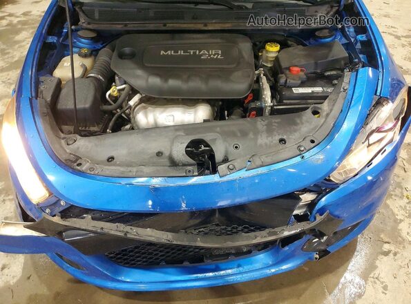 1C3CDFBB4GD531633 2016 DODGE DART Blue Rear interior view