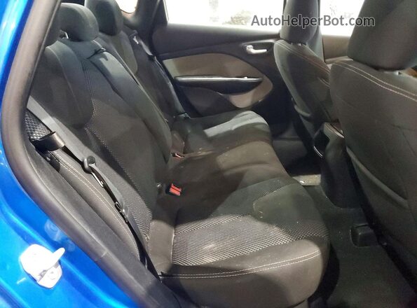 1C3CDFBB4GD531633 2016 DODGE DART Blue Rear seats view