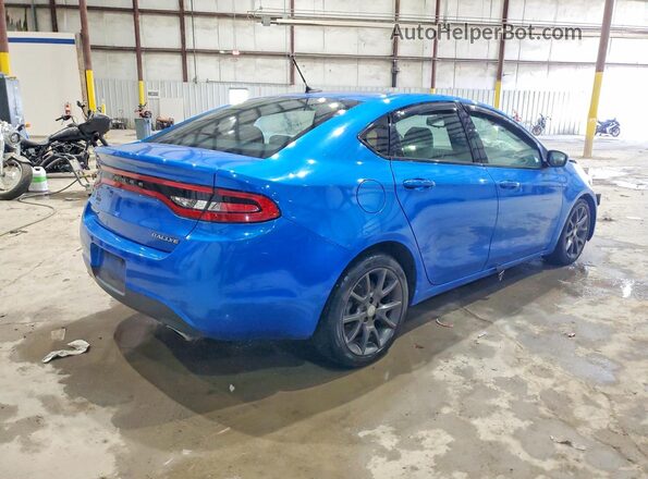 1C3CDFBB4GD531633 2016 DODGE DART Blue Rear right
