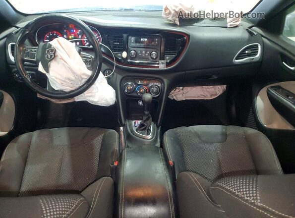 1C3CDFBB4GD531633 2016 DODGE DART Blue Dashboard view