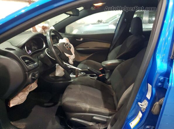 1C3CDFBB4GD531633 2016 DODGE DART Blue Front interior view