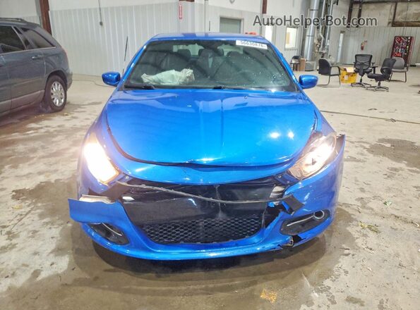 1C3CDFBB4GD531633 2016 DODGE DART Blue Front view