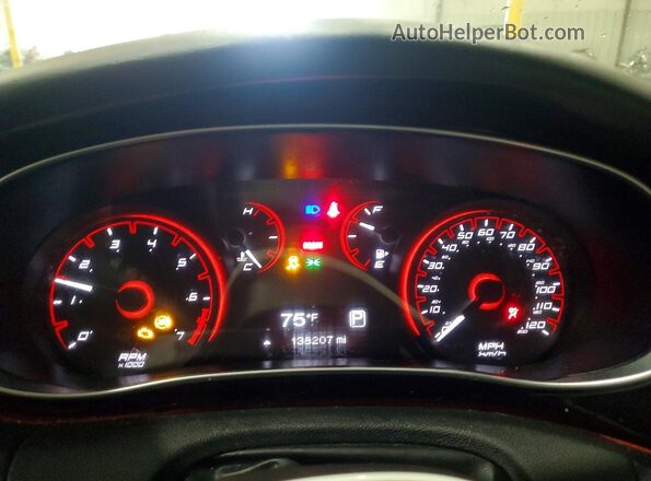 1C3CDFBB4GD531633 2016 DODGE DART Blue Instrument cluster view