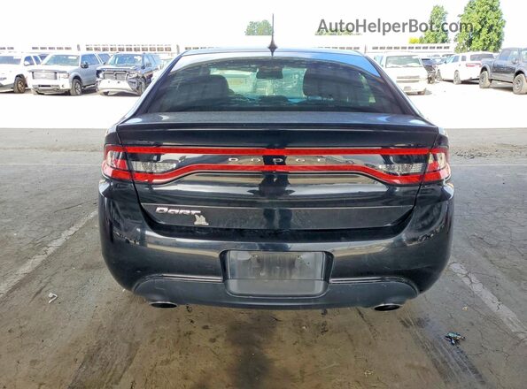 1C3CDFBB4GD577771 2016 DODGE DART Black Rear view