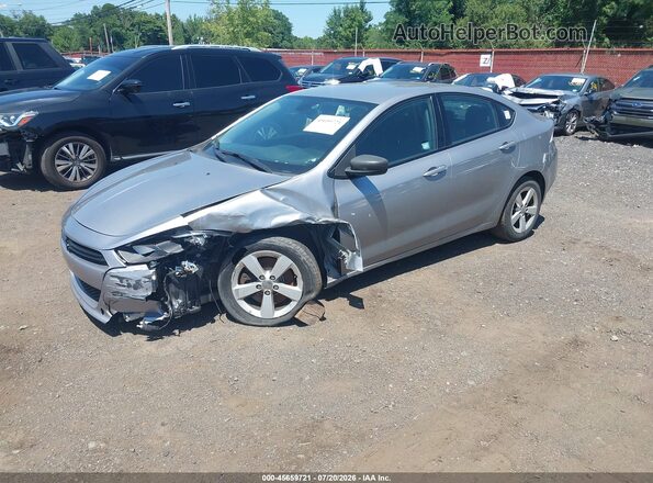 1C3CDFBB5GD667611 2016 DODGE DART Gray Առջևի ձախ երեք քառորդ տեսարան