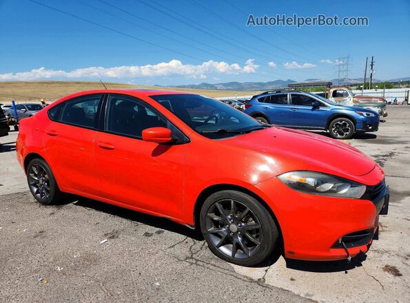 1C3CDFBB5GD729086 2016 DODGE DART Orange Передня права чверть