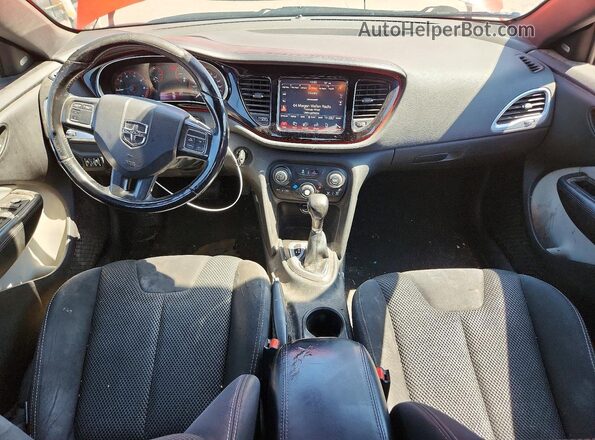 1C3CDFBB5GD729086 2016 DODGE DART Orange Вид панелі приладів