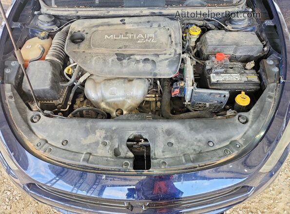 1C3CDFBB6GD660926 2016 DODGE DART Blue Rear interior view