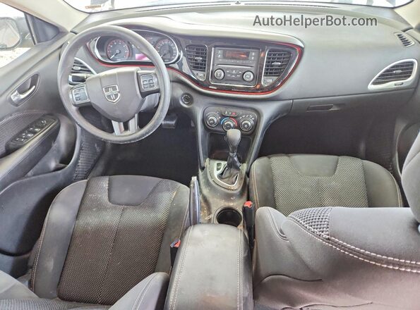1C3CDFBB6GD660926 2016 DODGE DART Blue Dashboard view