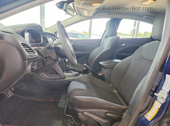 1C3CDFBB6GD660926 2016 DODGE DART Blue Front interior view