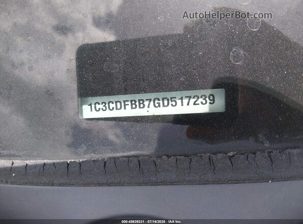 1C3CDFBB7GD517239 2016 DODGE DART Black Շարժիչի բաժամունքի տեսք