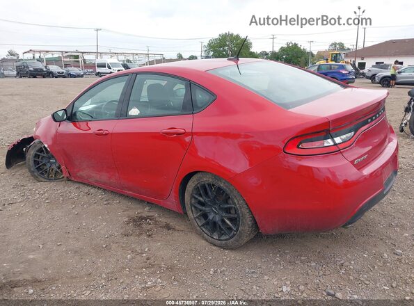 1C3CDFBB7GD530394 2016 DODGE DART Red Հետևի ձախ