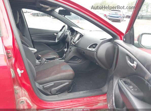1C3CDFBB7GD530394 2016 DODGE DART Red Սալոնի դիմացի տեսք