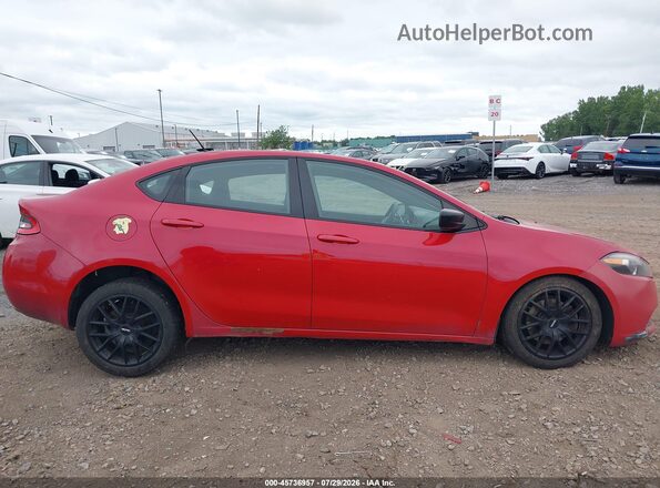 1C3CDFBB7GD530394 2016 DODGE DART Red Սալոնի հետևի տեսք
