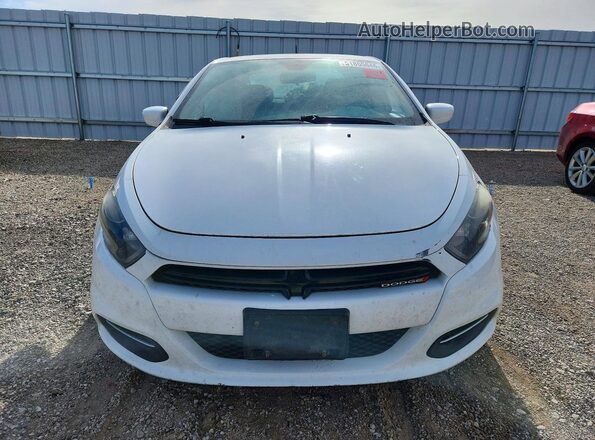 1C3CDFBB7GD538432 2016 DODGE DART White Front view