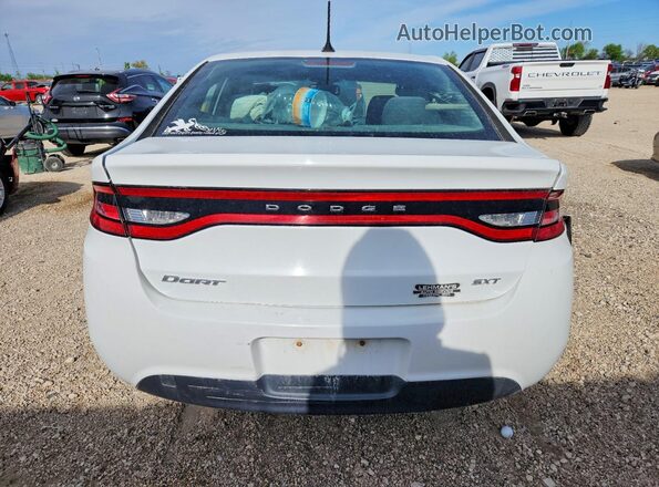 1C3CDFBB7GD538432 2016 DODGE DART White Rear view