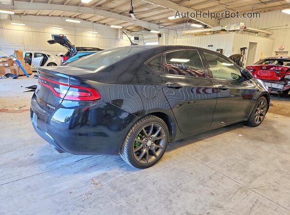 1C3CDFBB8GD539671 2016 DODGE DART Black Задня права чверть