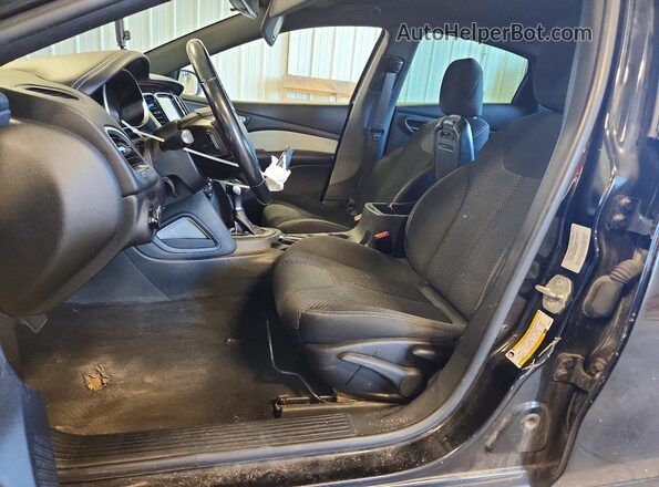 1C3CDFBB8GD539671 2016 DODGE DART Black Вид салону спереду