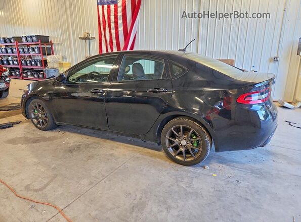 1C3CDFBB8GD539671 2016 DODGE DART Black Задня ліва чверть