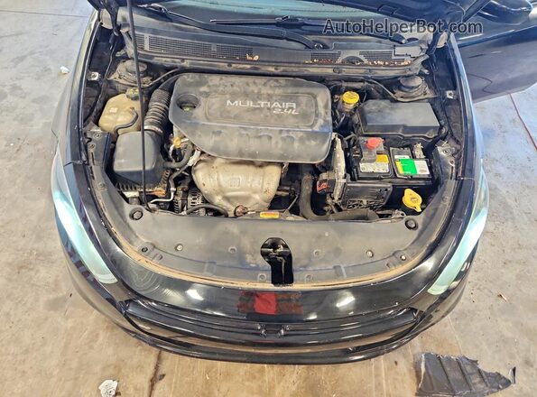 1C3CDFBB8GD539671 2016 DODGE DART Black Вид задньої частини салону