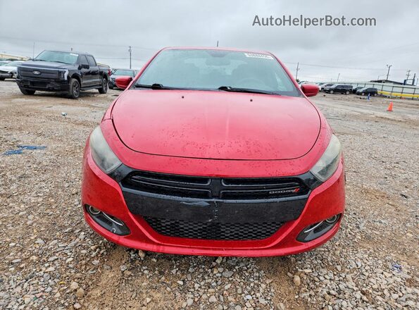 1C3CDFBB9GD529943 2016 DODGE DART Red Widok z przodu