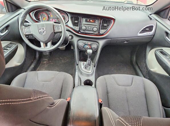 1C3CDFBB9GD529943 2016 DODGE DART Red Widok deski rozdzielczej