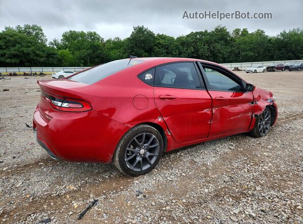 1C3CDFBB9GD529943 2016 DODGE DART Red Tył prawy