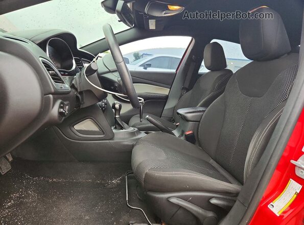 1C3CDFBB9GD529943 2016 DODGE DART Red Widok wnętrza z przodu
