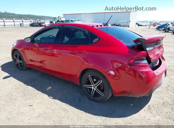 1C3CDFBB9GD530073 2016 DODGE DART Red უკანა მარცხენა