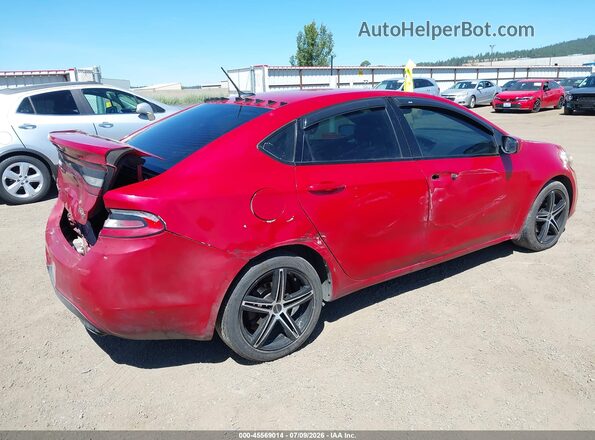 1C3CDFBB9GD530073 2016 DODGE DART Red უკანა მარჯვენა