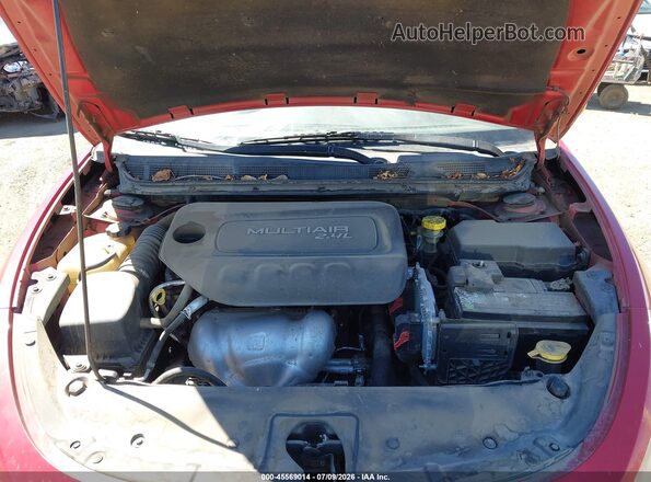 1C3CDFBB9GD530073 2016 DODGE DART Red უკანა ხედი