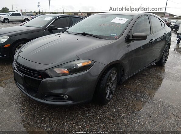 1C3CDFBB9GD749969 2016 DODGE DART Gray Передня ліва чверть
