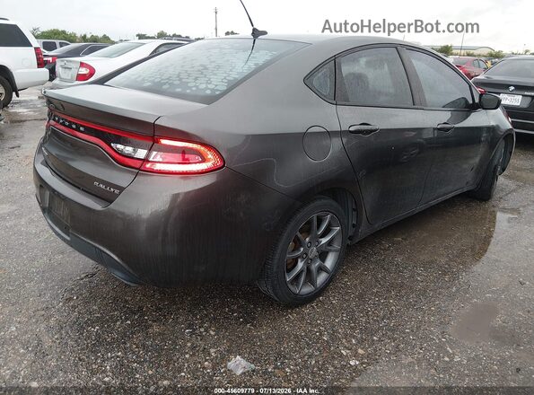 1C3CDFBB9GD749969 2016 DODGE DART Gray Задня права чверть