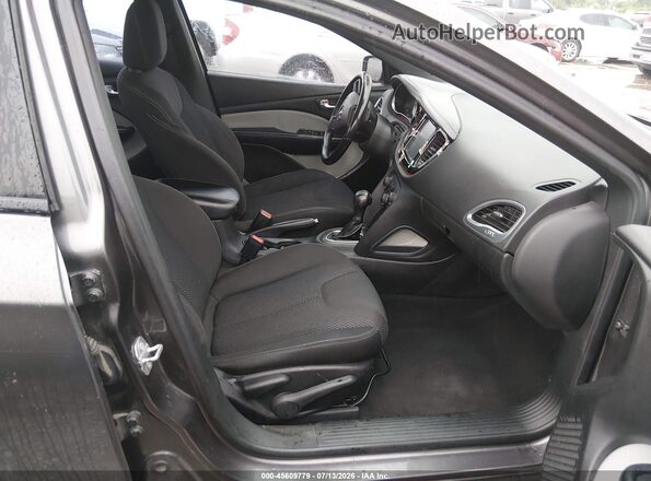 1C3CDFBB9GD749969 2016 DODGE DART Gray Вид салону спереду
