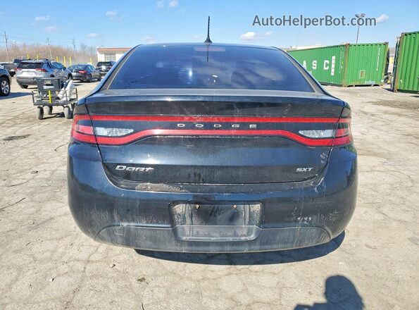 1C3CDFBBXGD538196 2016 DODGE DART Black Вид ззаду