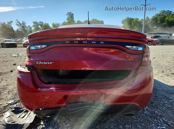 1C3CDFBBXGD540949 2016 DODGE DART Red უკანა ხედი