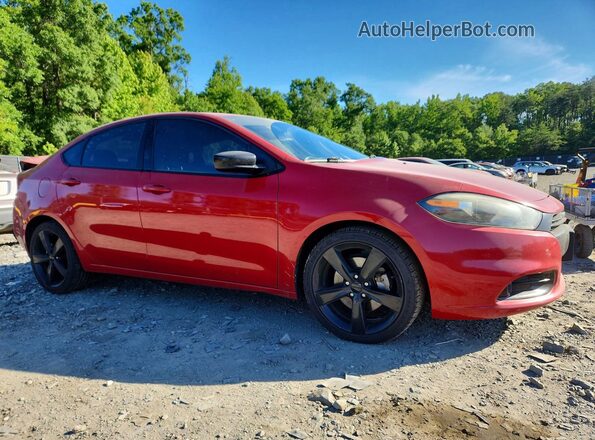 1C3CDFBBXGD540949 2016 DODGE DART Red წინა მარჯვენა