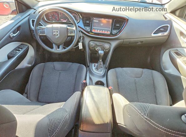 1C3CDFBBXGD540949 2016 DODGE DART Red წინა პანელის ხედი