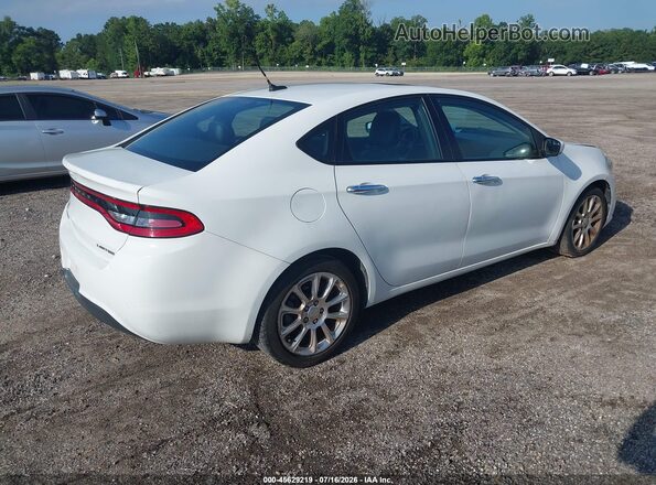 1C3CDFCB5GD645302 2016 DODGE DART White Հետևի աջ