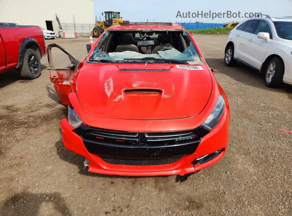 1C3CDFEB2GD643763 2016 DODGE DART Orange წინა ხედი