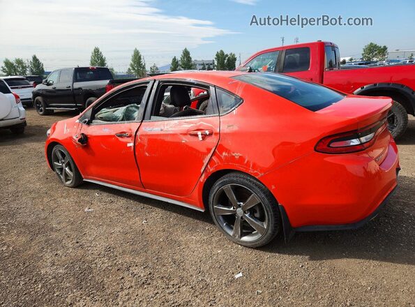 1C3CDFEB2GD643763 2016 DODGE DART Orange უკანა მარცხენა