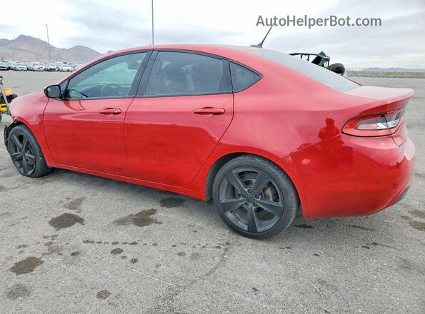 1C3CDFFA0GD791142 2016 DODGE DART Красный Задняя левая четверть