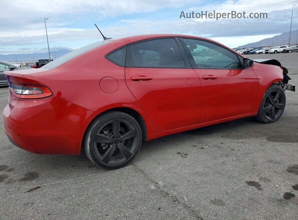 1C3CDFFA0GD791142 2016 DODGE DART Красный Задняя правая четверть