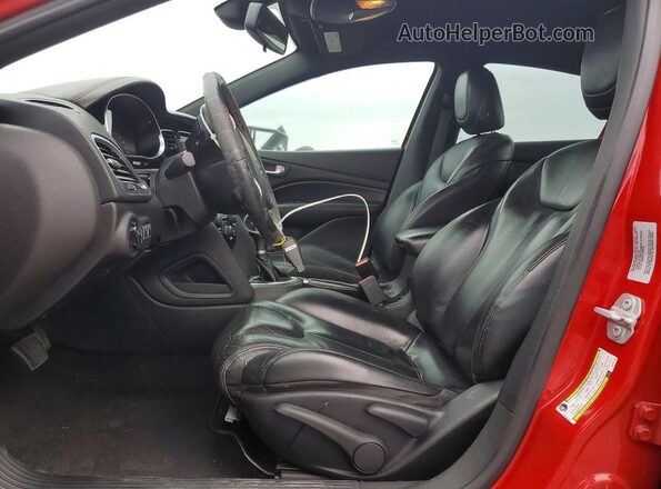 1C3CDFFA0GD791142 2016 DODGE DART Красный Вид салона спереди