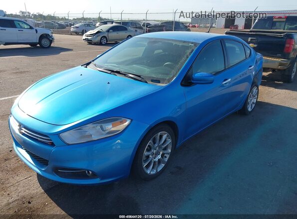 1C3CDFFA0GD818971 2016 DODGE DART Blue წინა მარცხენა ხედი სამი მეოთხედიდან