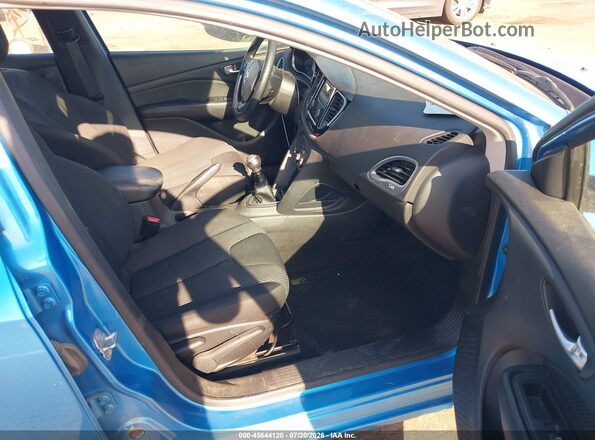 1C3CDFFA0GD818971 2016 DODGE DART Blue წინა სალონის ხედი