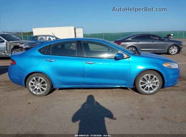 1C3CDFFA0GD818971 2016 DODGE DART Blue უკანა სალონის ხედი