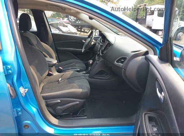 1C3CDFFA0GD819182 2016 DODGE DART Blue Widok wnętrza z przodu