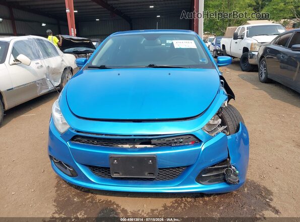 1C3CDFFA0GD819182 2016 DODGE DART Blue Widok wnętrza z tyłu